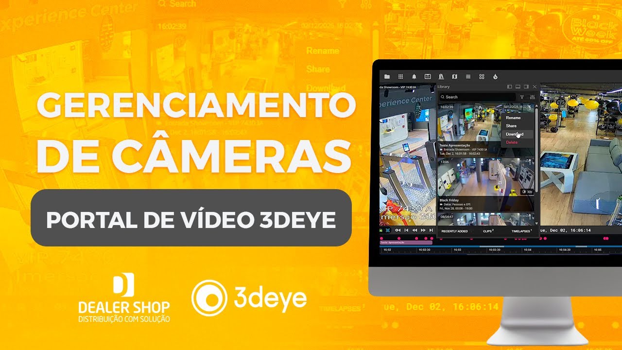 Tour pela Plataforma 3dEYE: Como Gerenciar suas Câmeras na Prática
