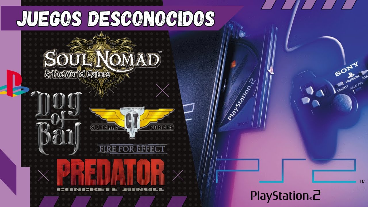 ¡Juegos desconocidos de PS2!.  Videojuegos olvidados, joyas ocultas y  cancelados de Playstation 2