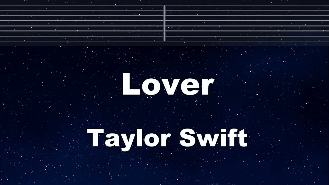 Practice Karaoke♬ Lover - Taylor Swift 【With Guide Melody】 Instrumental, Lyric, BGM