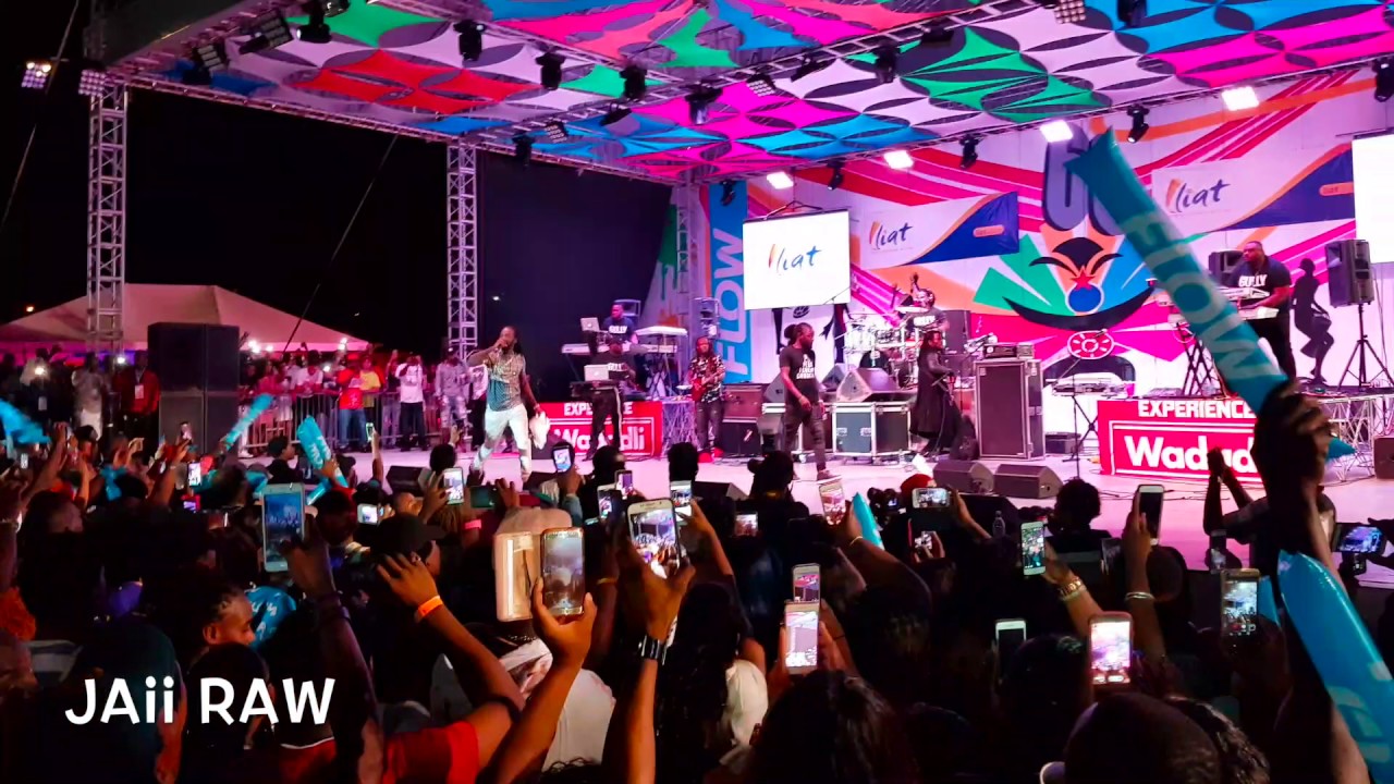 Tarrus Riley and Mavado at Melting Pot Antigua