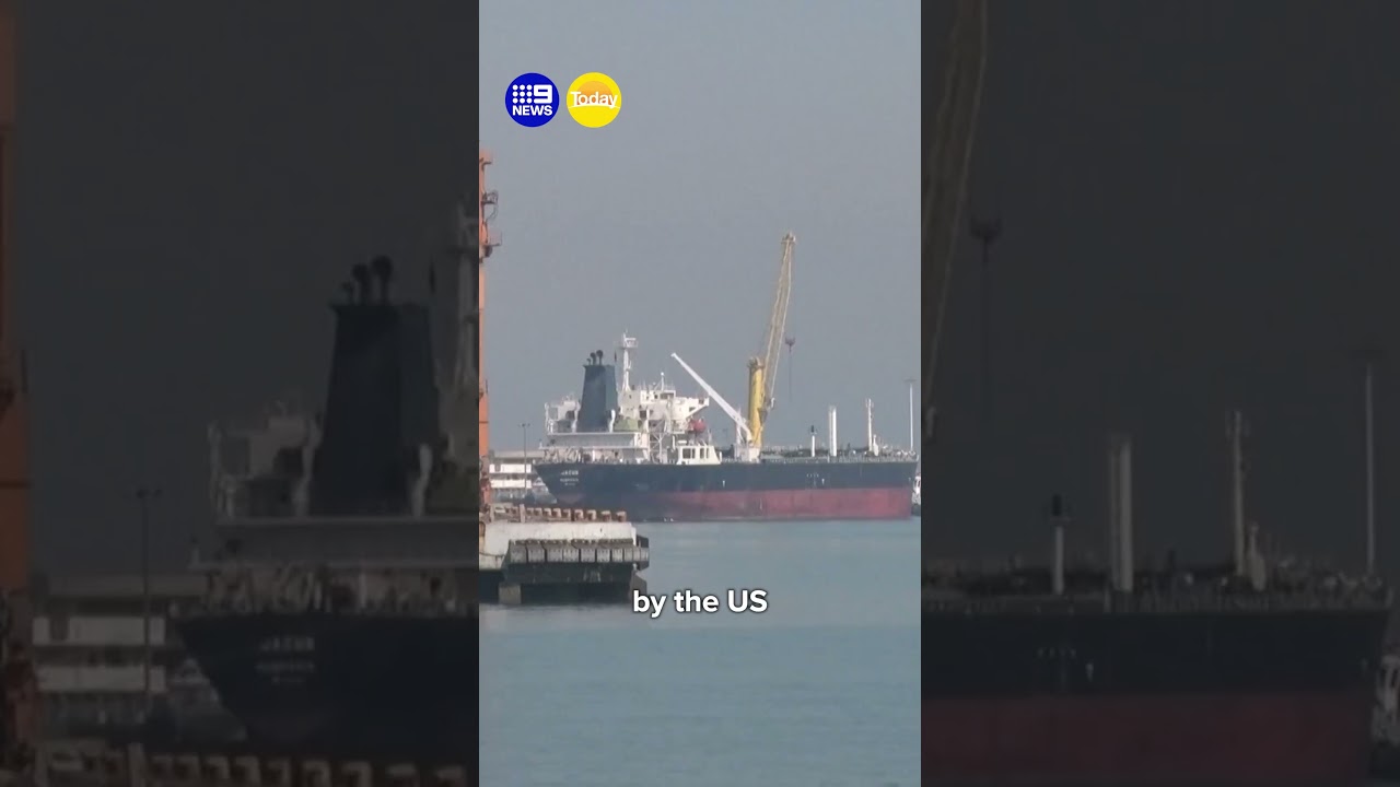 US military blockades Strait of Hormuz| 9 News Australia
