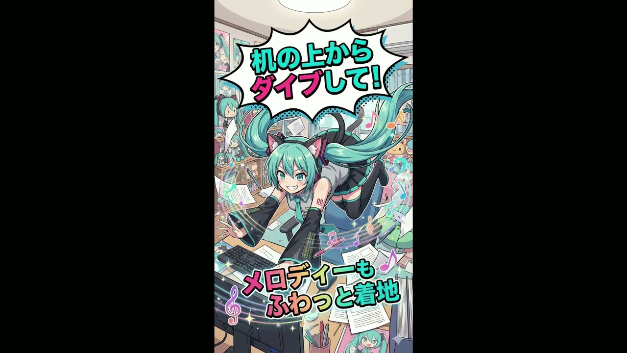 「にゃんだふる☆ミクにゃん」 #初音ミク#猫の日 #SUNO#AI#2月22日#オリジナル