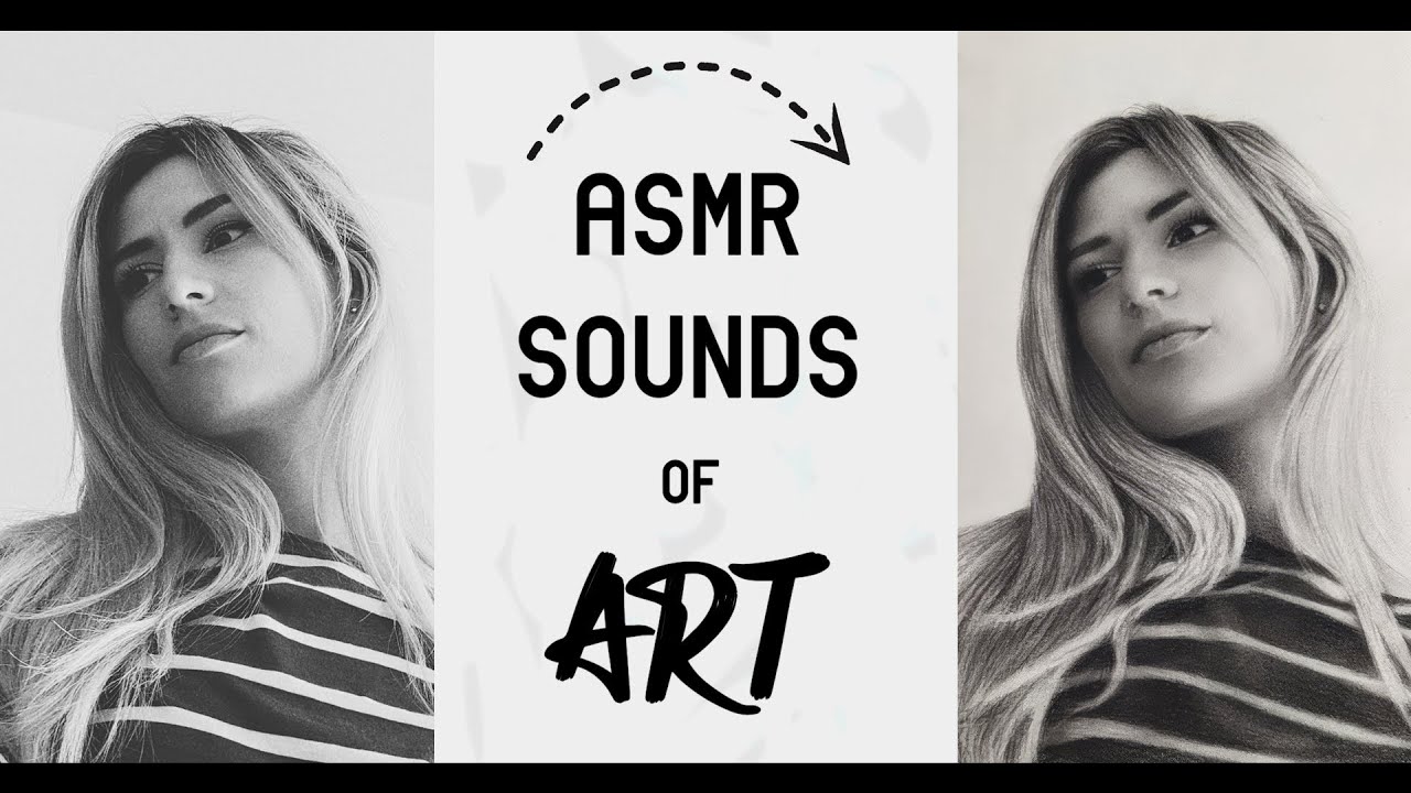 ASMR Portrait Drawing: Relaxing Art for Sleep and Stress Relief ✕ No Talking ASMR