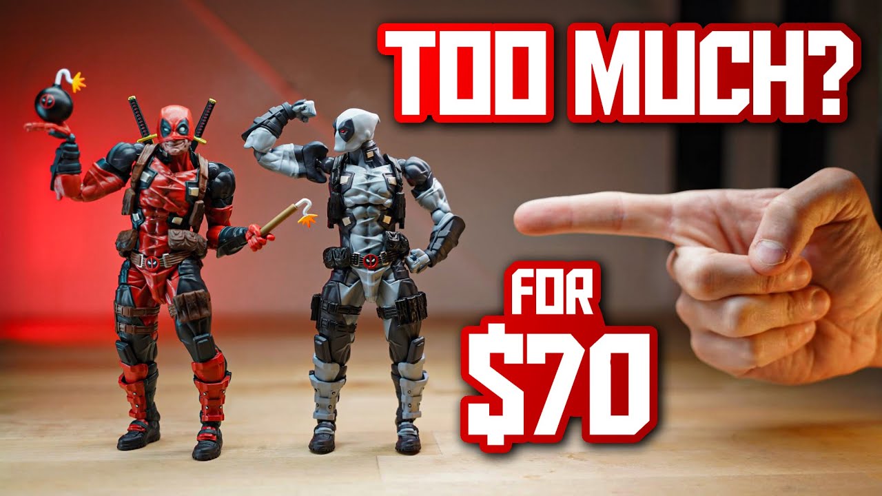 Is it possible for a figure to have TOO MUCH?? $70 Deadpool Revoltech 2.5  - Shooting and Reviewing