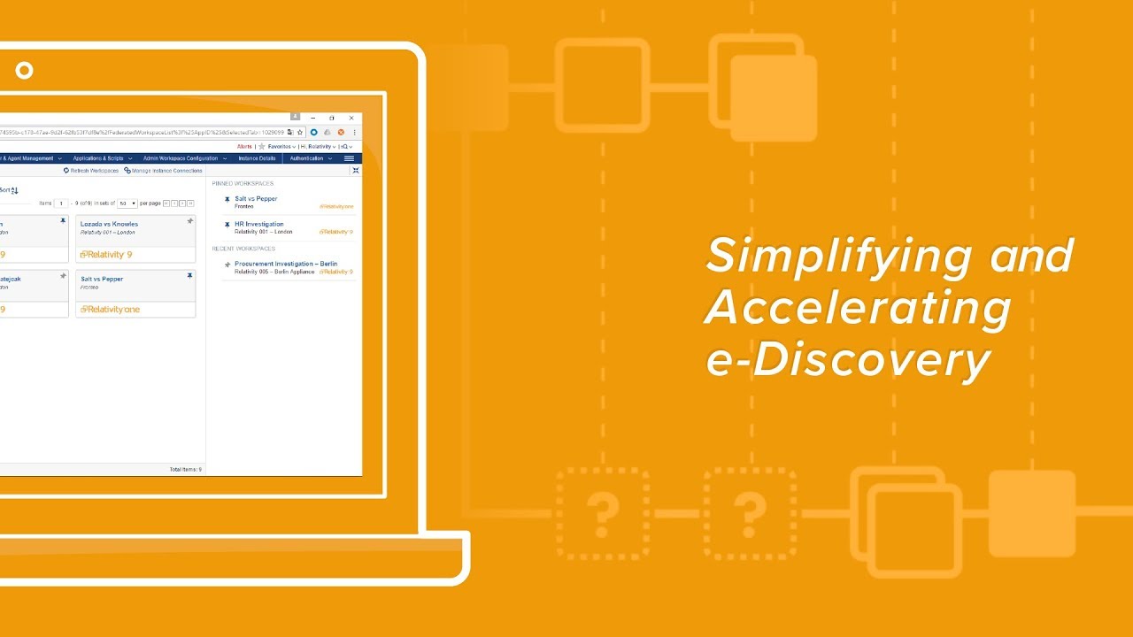RelativityOne | Simplifying & Accelerating the e-Discovery Process