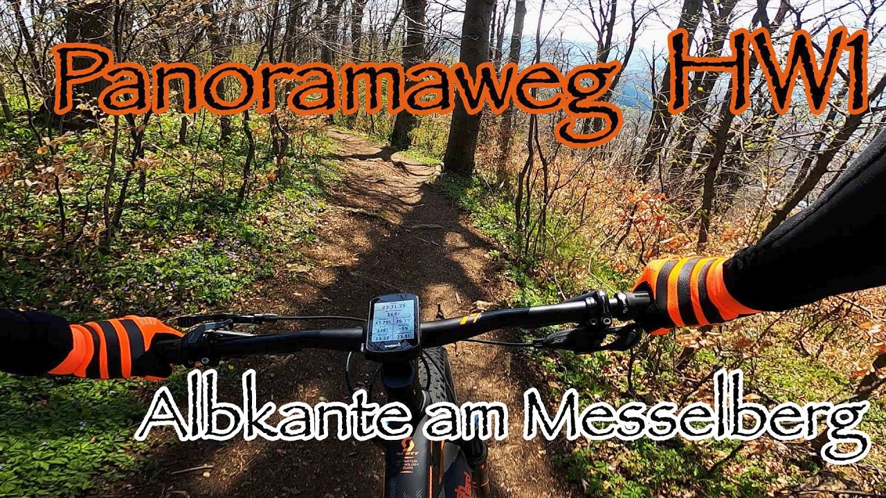 Albkante extrem - Singletrails pur auf dem Panoramaweg HW1 Schwäbische Alb Nordrand