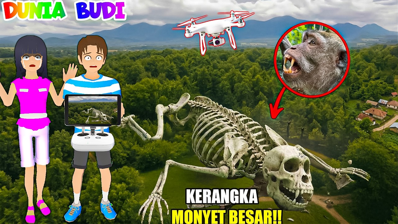 Yuta Mio Panik Drone Menangkap KERANGKA MONYET RAKSASA Mengerikan Di Hutan Dekat Rumah😱