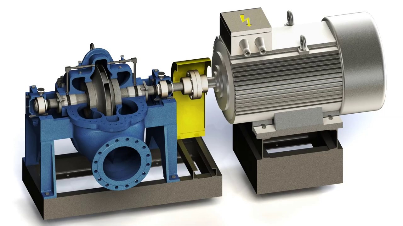 Axial Split Case Double Suction Pump - RDP