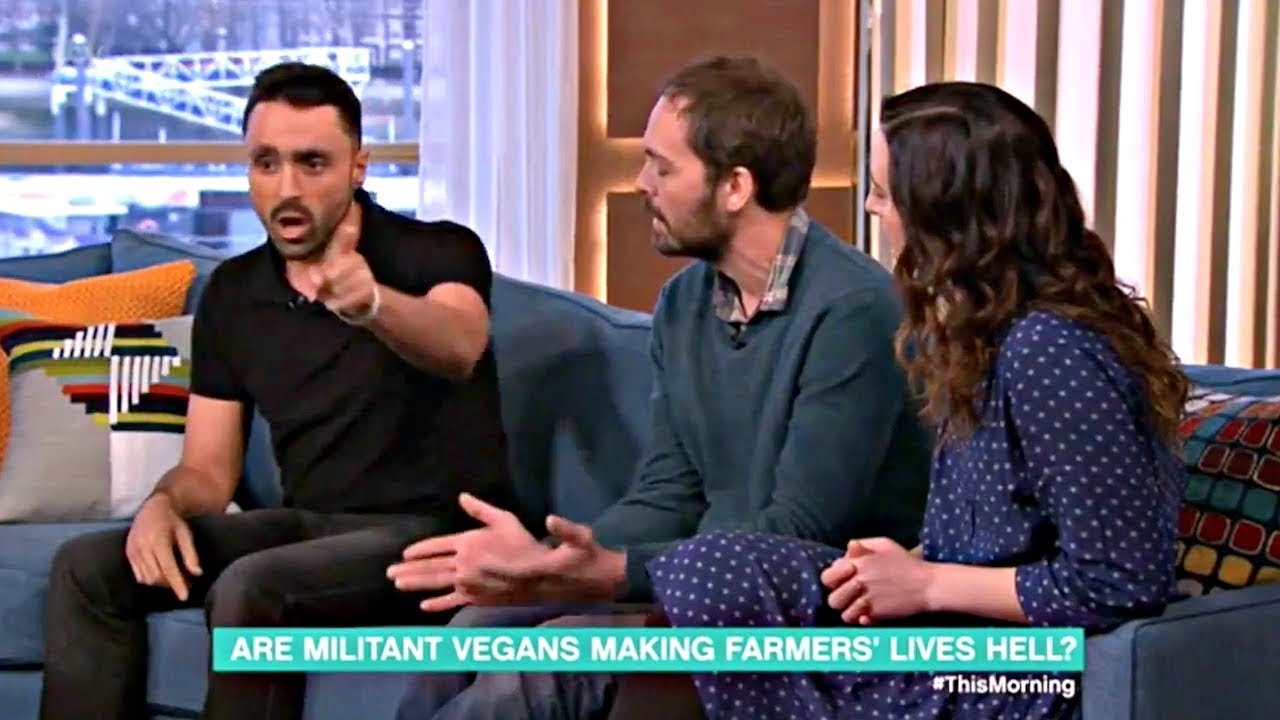 VEGAN ACTIVIST EXPOSES DAIRY FARMERS ON LIVE TV  [DEBATE]