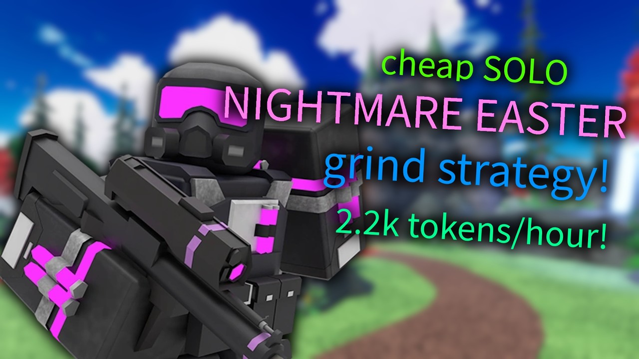 CHEAPEST Way to Grind the NEW EASTER EVENT Solo! | Tower Defense X