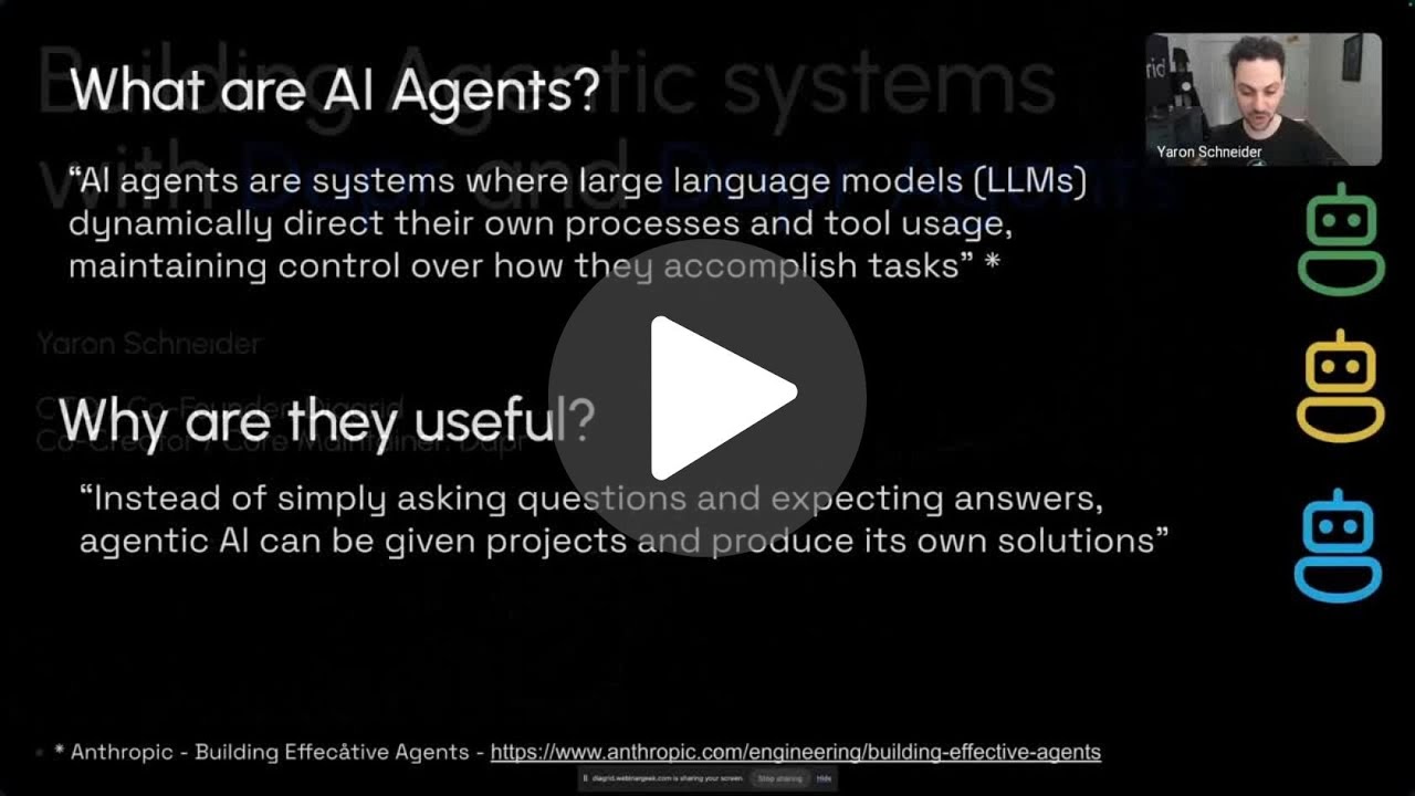 Build Robust Agentic Workflows with Dapr & Dapr Agents