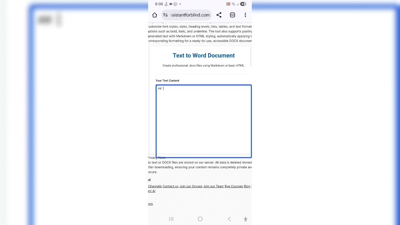 Convert text to word file with formatting totally accessible free and online text to docx converter