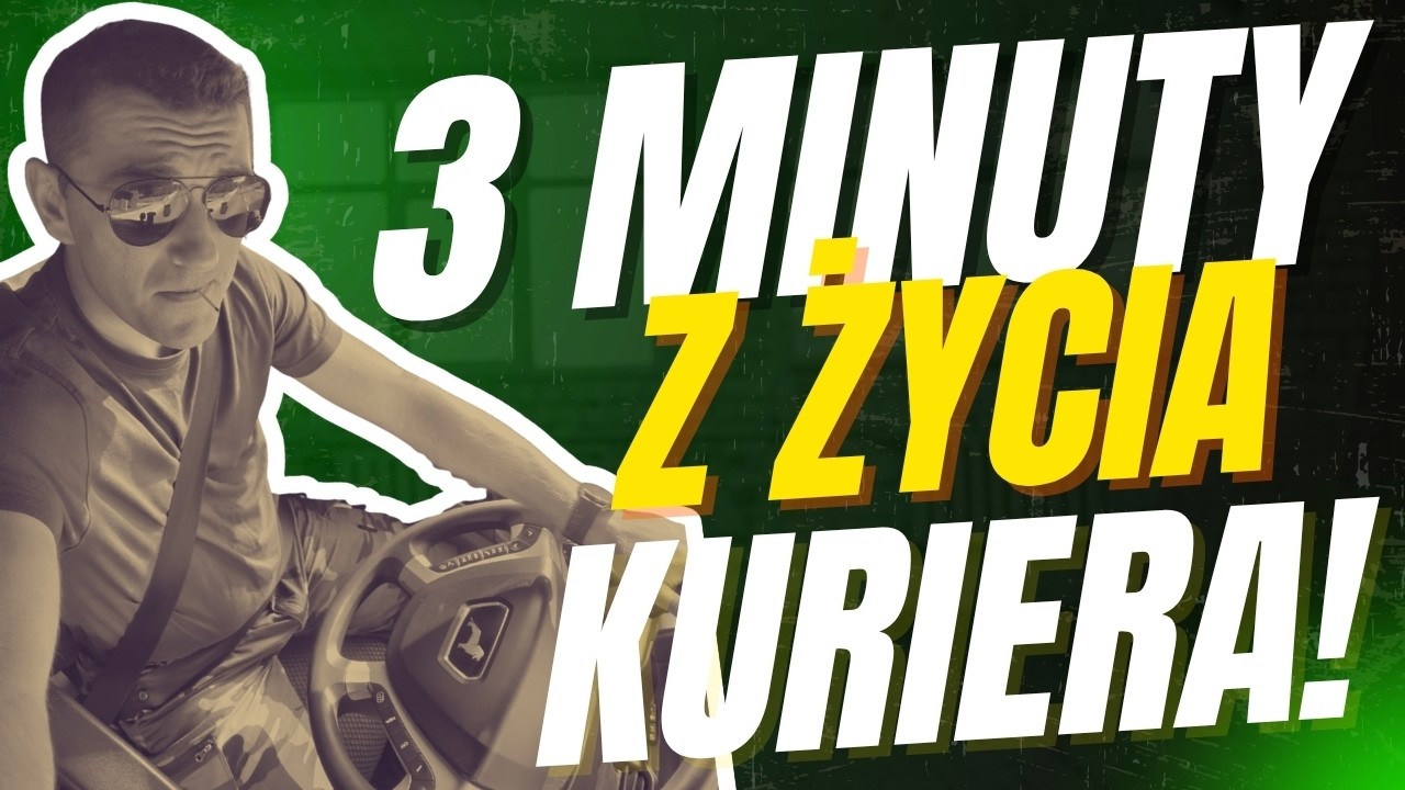 Kierowca solówki – krótkie ujęcia z dnia – kurier