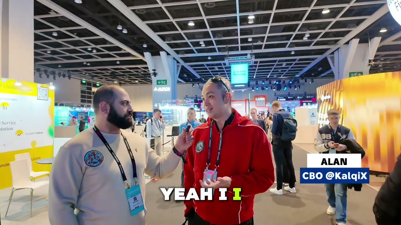 Exclusive interview with Alan  the CBO of KalqiX at Consensus Hong Kong 2026 🎯🔥
