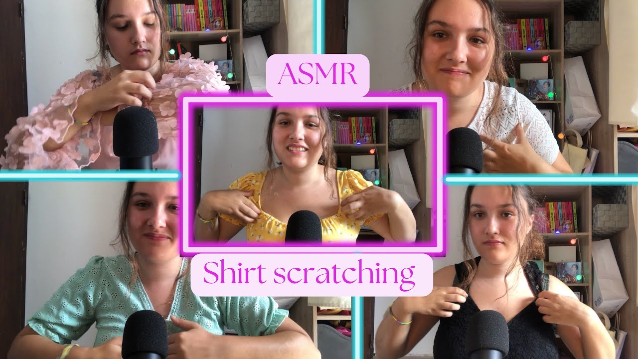 ASMR : Shirt scratching ( minimal talking ) 👚