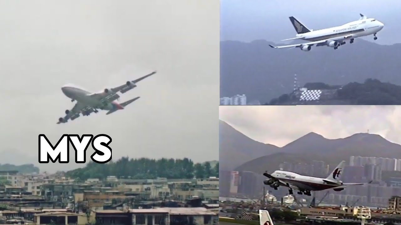 Kai Tak Airport Planespotting #1