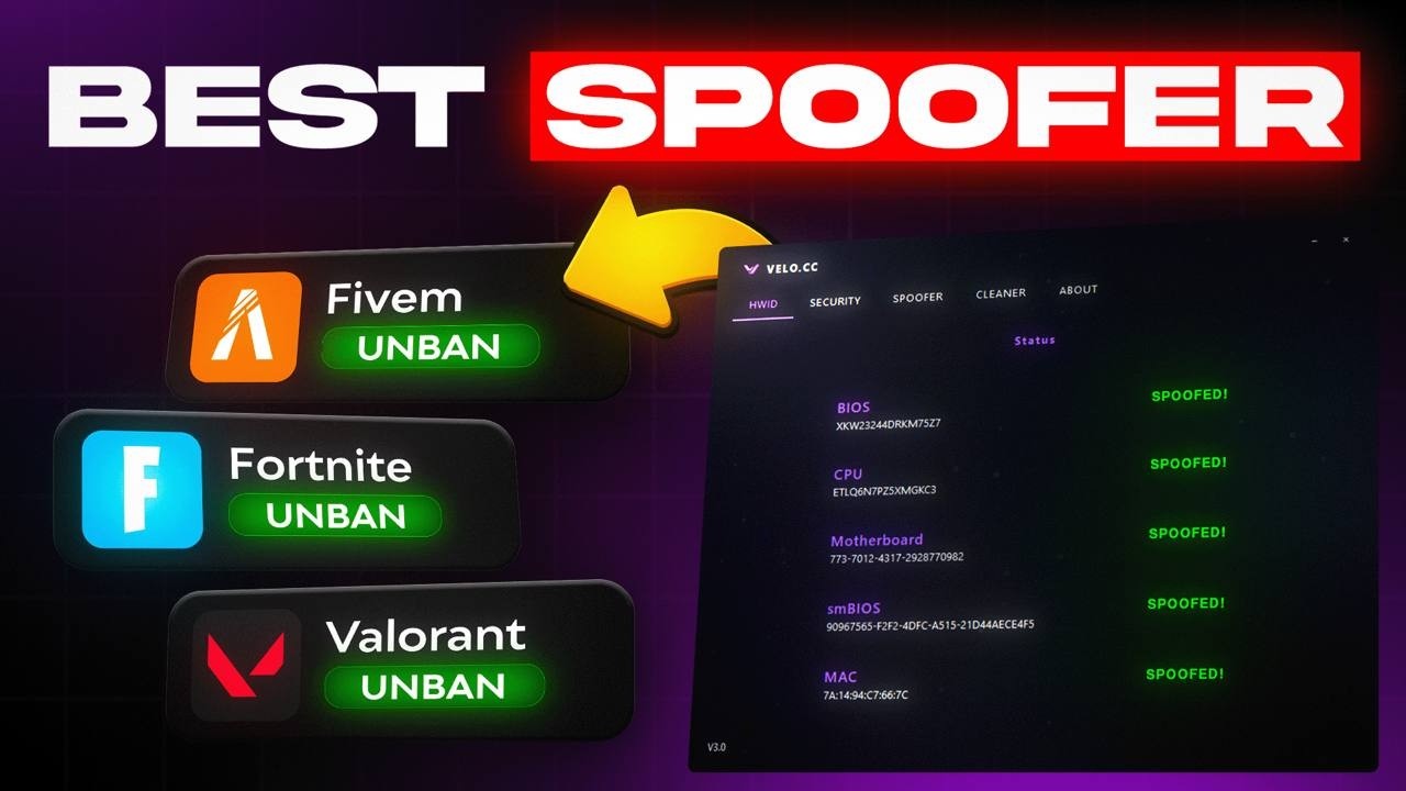 #1 HWID Spoofer - How To ACTUALLY Get UNBANNED In ALL GAMES!
