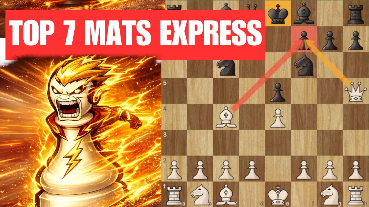 Les 7 mats les plus rapides pour gagner vite aux échecs