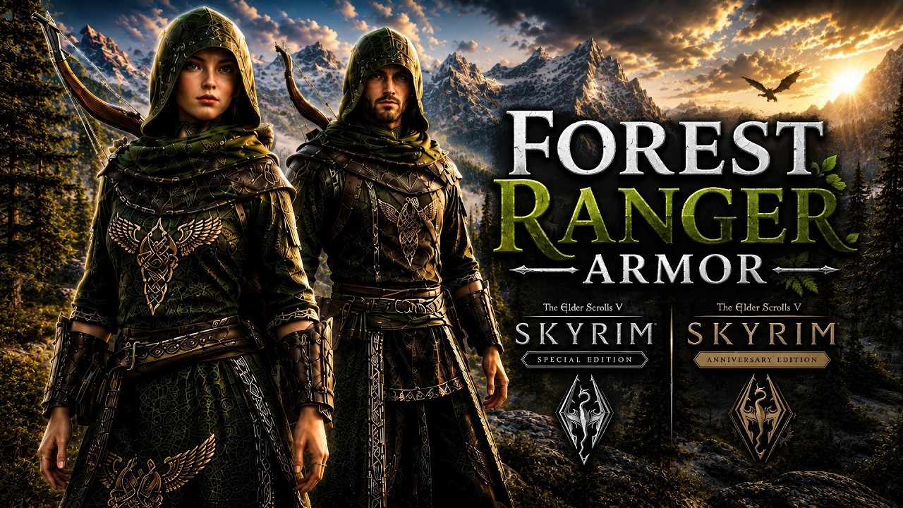 Forest Ranger Armor Mod - Skyrim Special Edition & Anniversary Edition