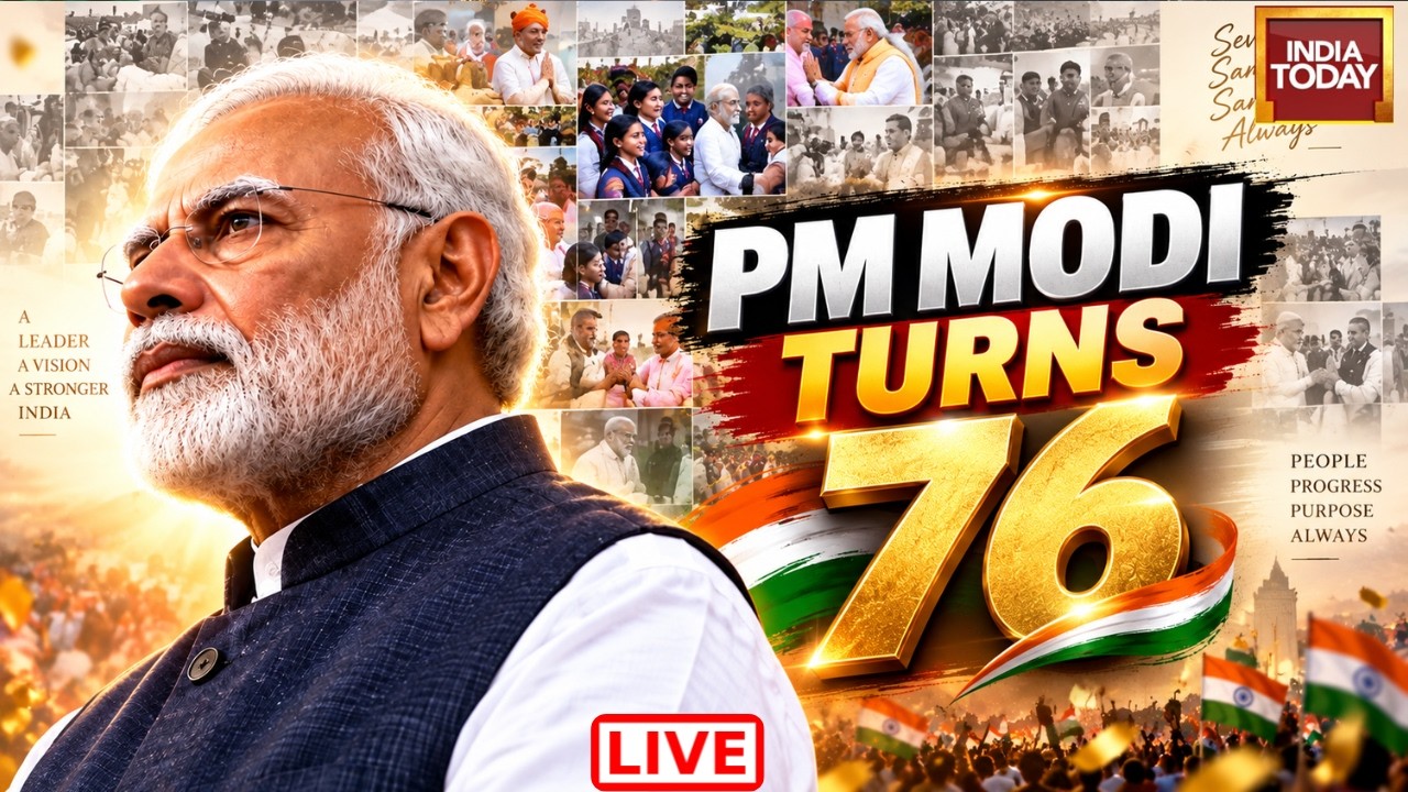 LIVE: PM Modi Turns 76 | PM Modi Birthday | BJP&rsquo;s Big Birthday Outreach: Seva Sankalp Abhiyan Begins