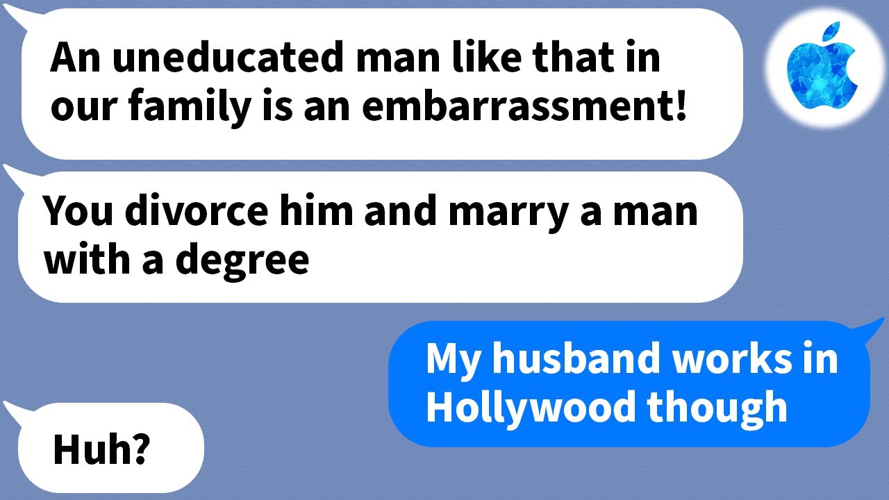 【Apple】All because my man never went to college, my mom feels the need to find me someone else