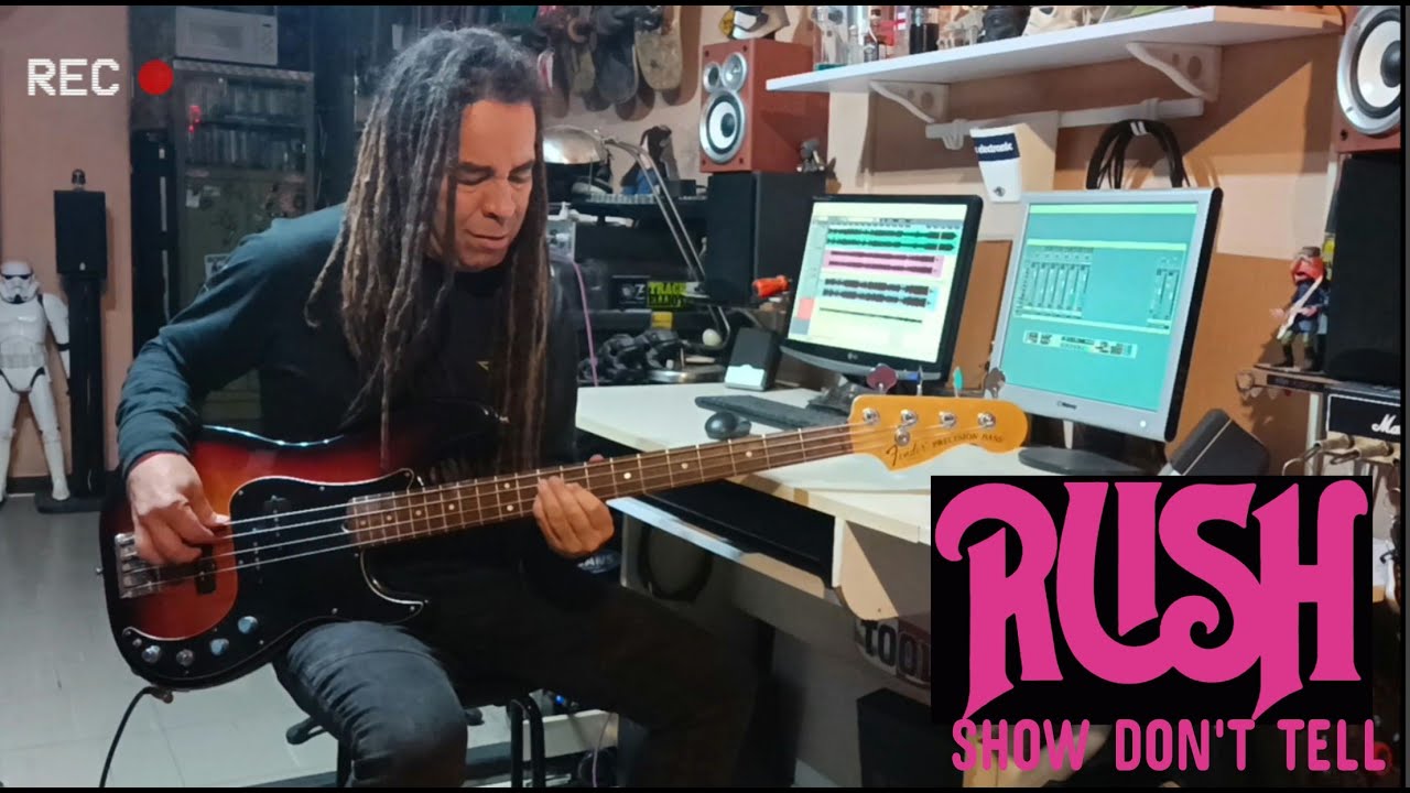 Rush - Show Don't Tell (bass cover)