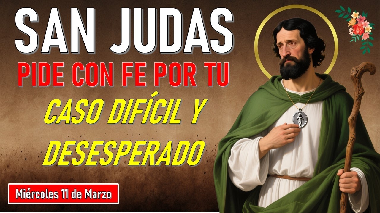 SAN JUDAS TADEO INTERCEDE POR MI CASOS DIFÍCIL Y DESESPERADO #sanjudastadeo #sanjudastadeopide #fe