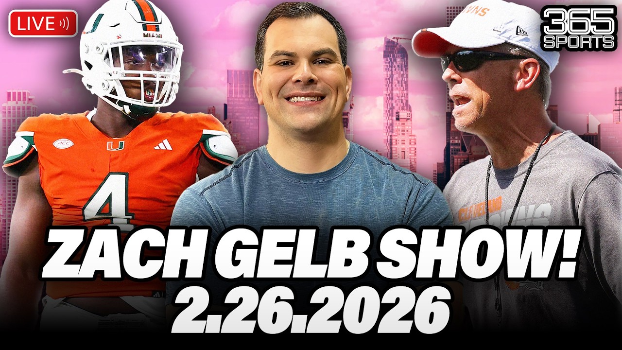 🔴 LIVE: The Zach Gelb Show! - Gelb's Top 10 Mock Draft, March Madness Storylines, Browns Draft