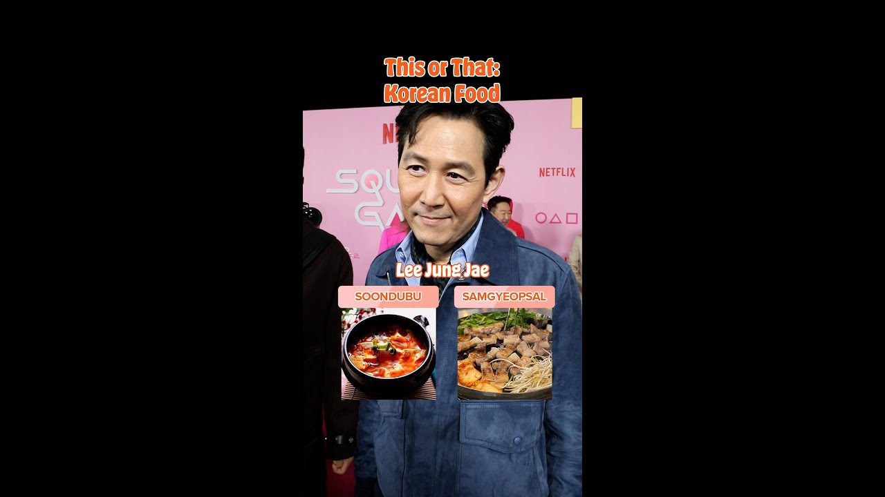 Squid Game's Lee Jung Jae Plays This Or That Korean Food