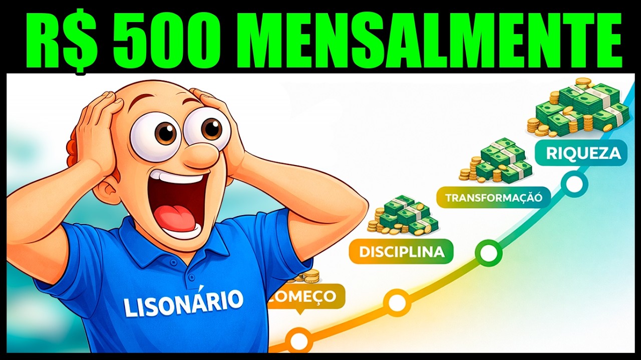 Investindo R$ 500 Mensalmente Quando os Juros Come&ccedil;am A Trabalhar Por Voc&ecirc;?