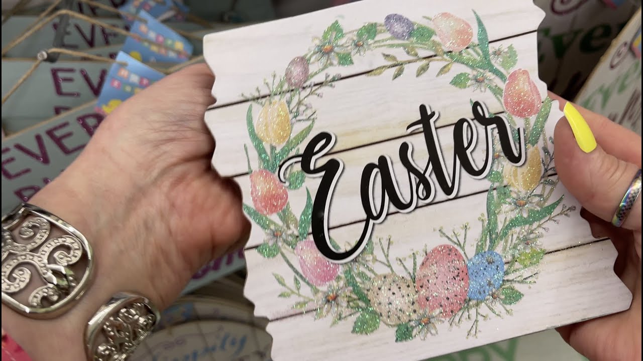 ASMR Dollar Tree Easter Spree & Haul! (No talking) Shop with me & see what I bought afterward!