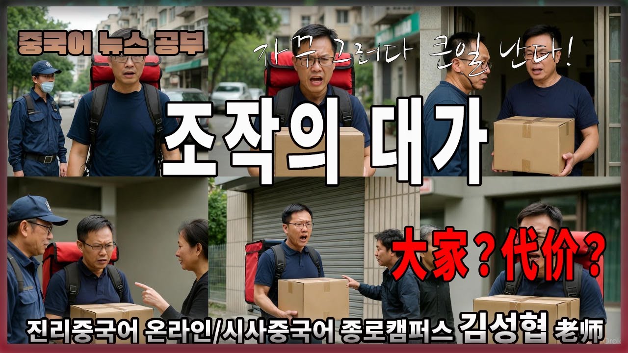 【중국어뉴스공부】 #조작의 대가