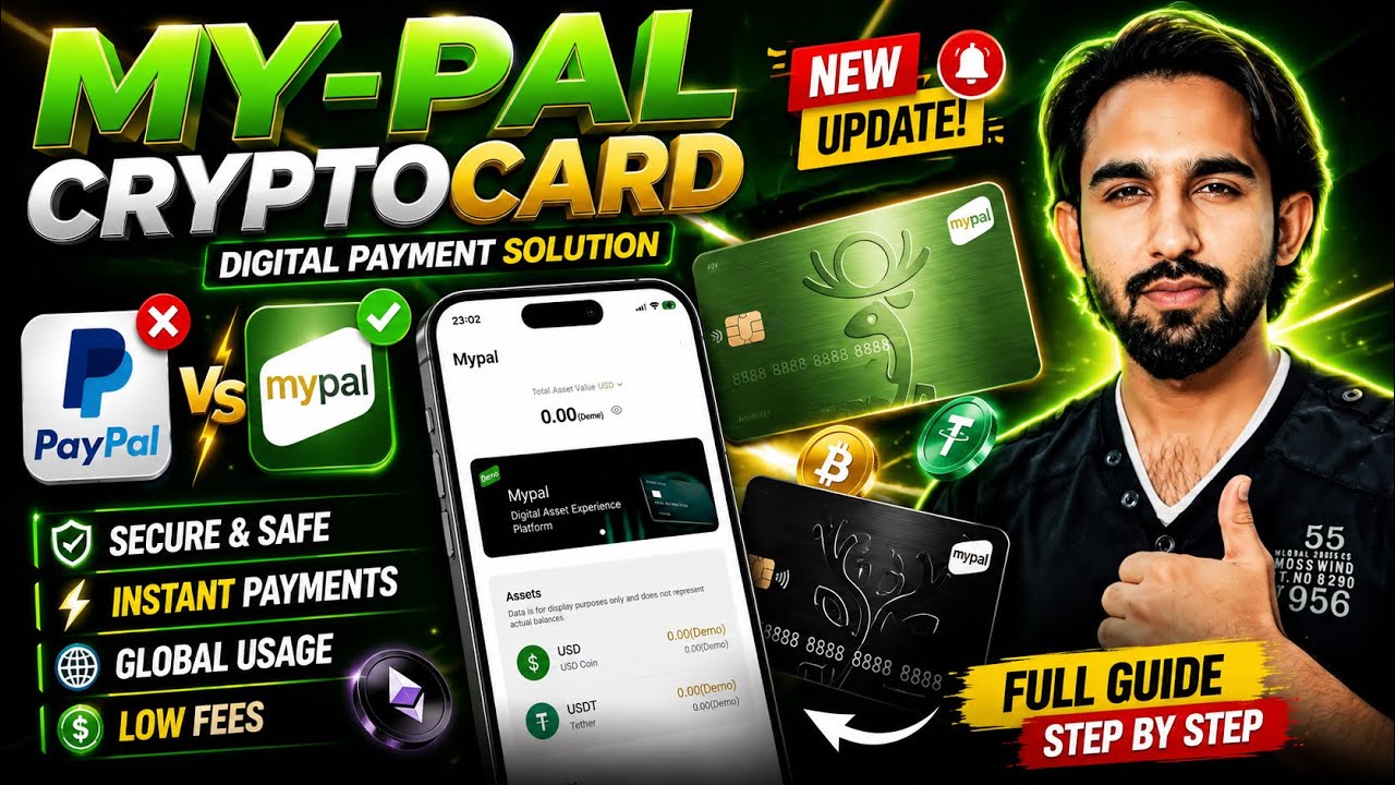 MyPal Crypto Card Full Tutorial | Create Virtual Card + Real Payment Test (Honest Review)