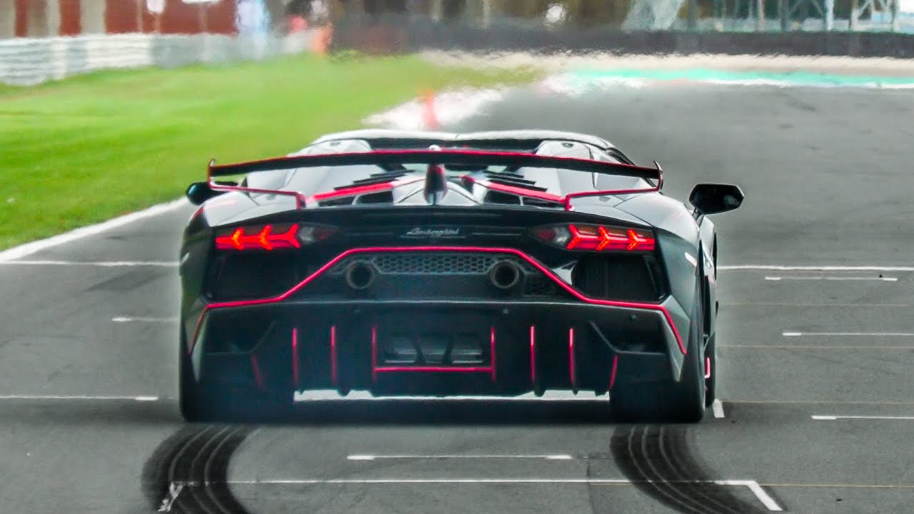 GERCOLLECTOR his 800HP NOVITEC Lamborghini Aventador SVJ   INSANE Flames and LAUNCH CONTROLS!