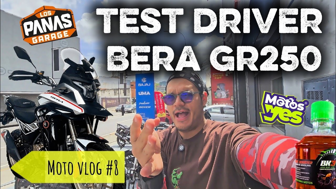 Manejamos la Bera Gr250 de @Elportuenmoto  - Moto vlog #8