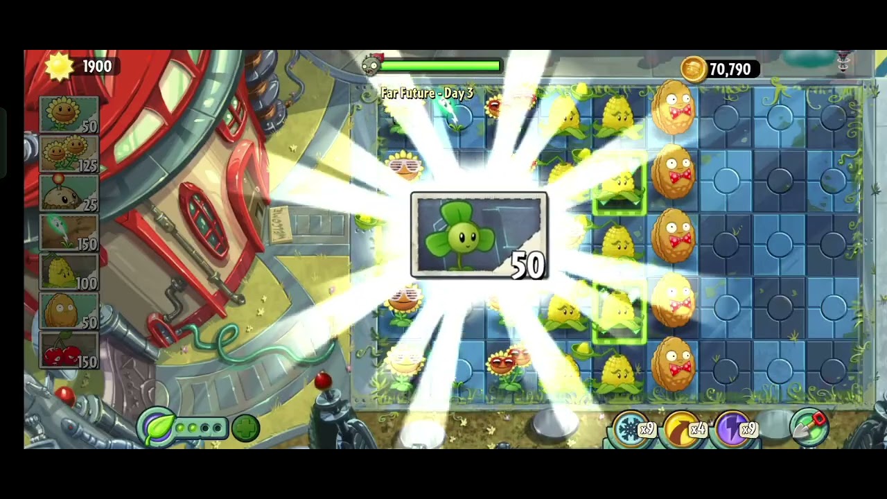 PvZ 2 Reflourished Gameplay Part 27 - Far Future Day 1-4 + Piñata Party 12/14/2025