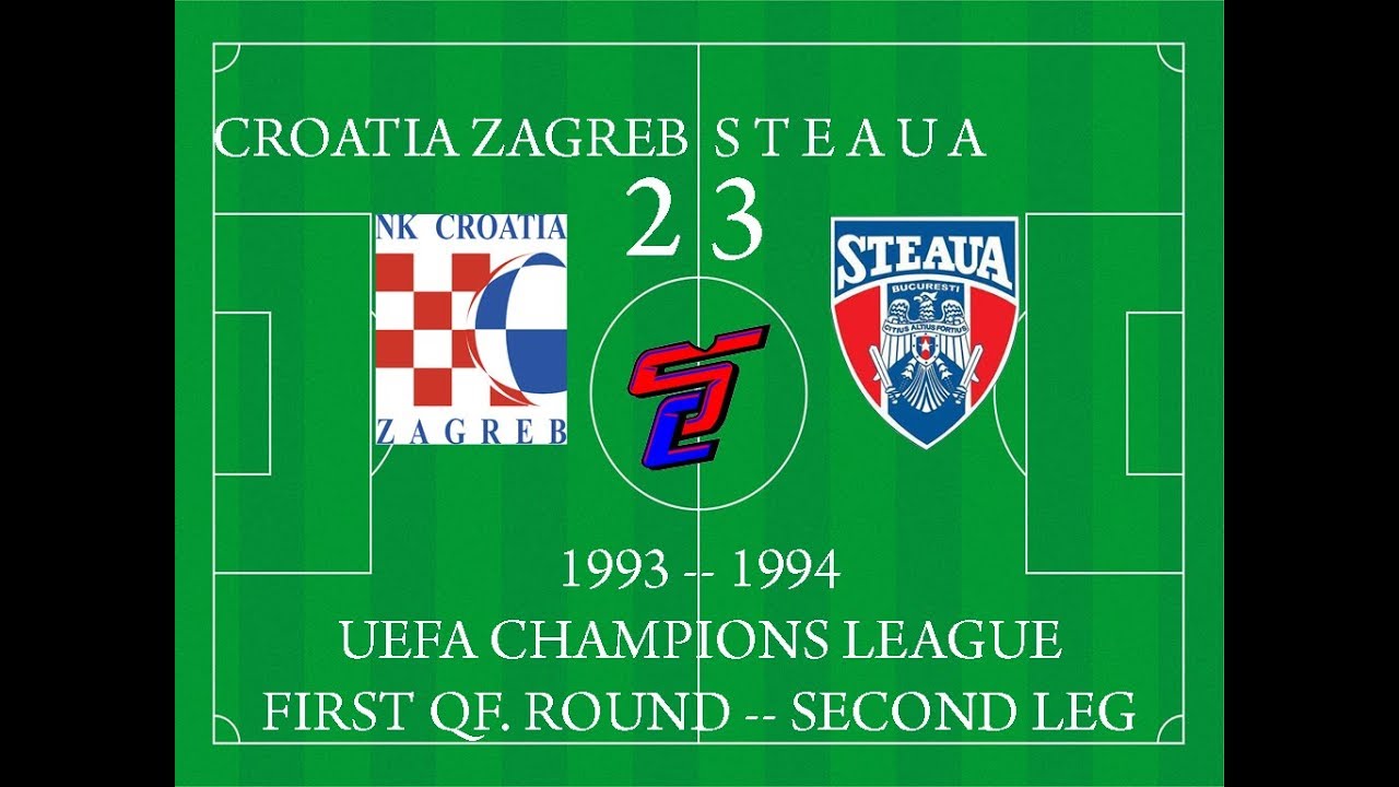 Croatia Zagreb 2-3 Steaua (1993/1994 UCL)