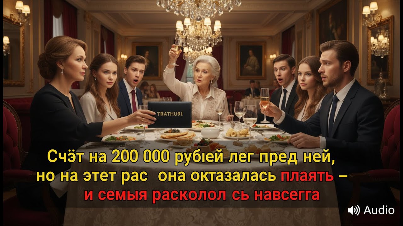 ПРАЗДНИЧНЫЙ УЖИН ОБЕРНУЛСЯ ОТКАЗОМ ОПЛАТИТЬ СЧЁТ, РАЗРУШИВ СЕМЕЙНЫЕ УЗЫ