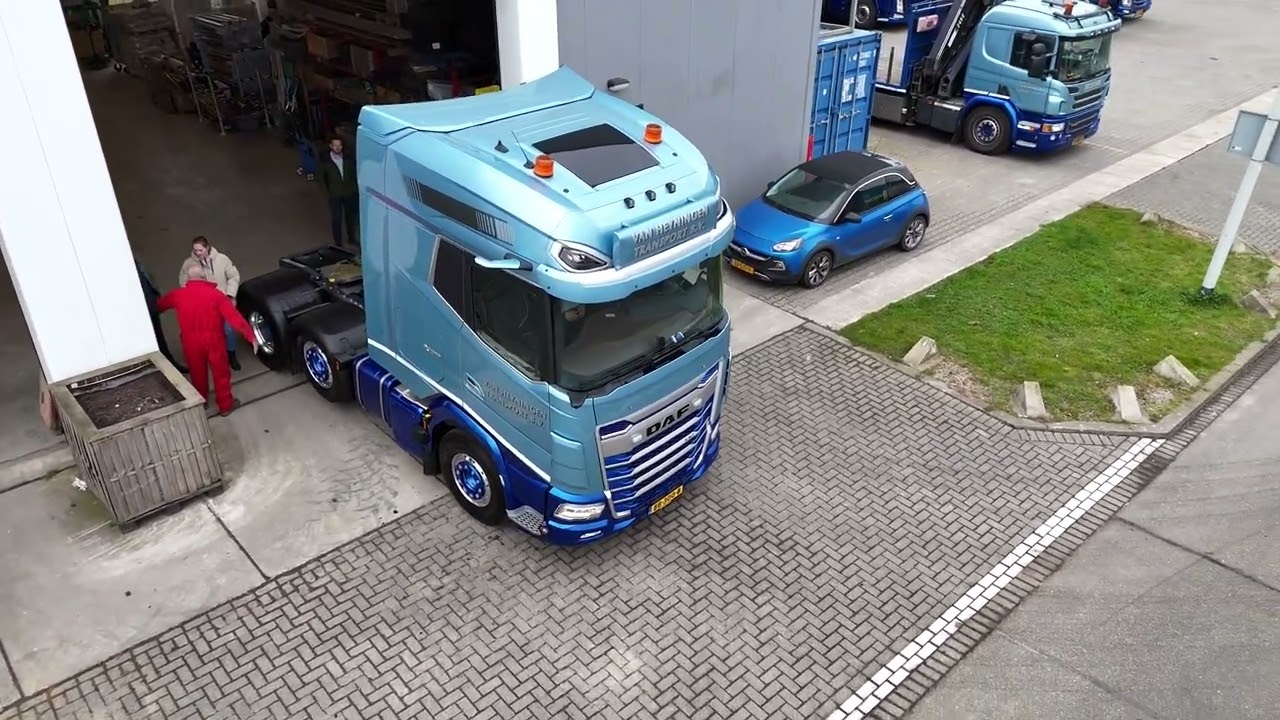 Nieuwe DAF XG+ 530 FTG  Zwaartransporttrekker voor Van Heyningen Transport.