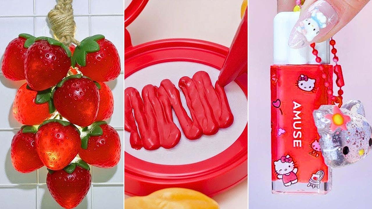 Satisfying Makeup Repair ASMR 💄 DIY Sabonete de Morango & Como Restaurar Sua Maquiagem Favorita