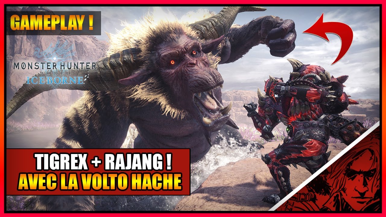 GAMEPLAY - UN RAJANG + UN TIGREX SUR MONSTER HUNTER WORLD ICEBORNE - SURVIE FIEF - PS5 - FR