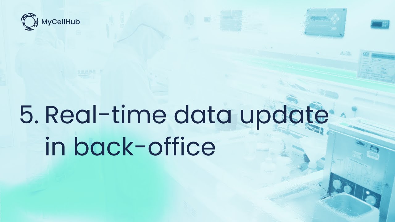 5   Real time data update in back office