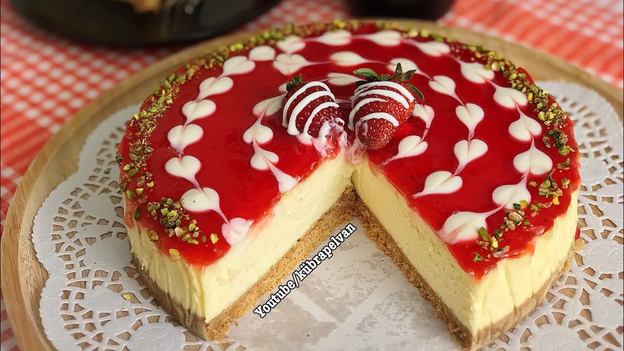 CHEESECAKE ORMAN MEYVELİ MUHTEŞEM BÖYLESİ GÖRÜLMEDİ, yemek ve tatlı tarifleri