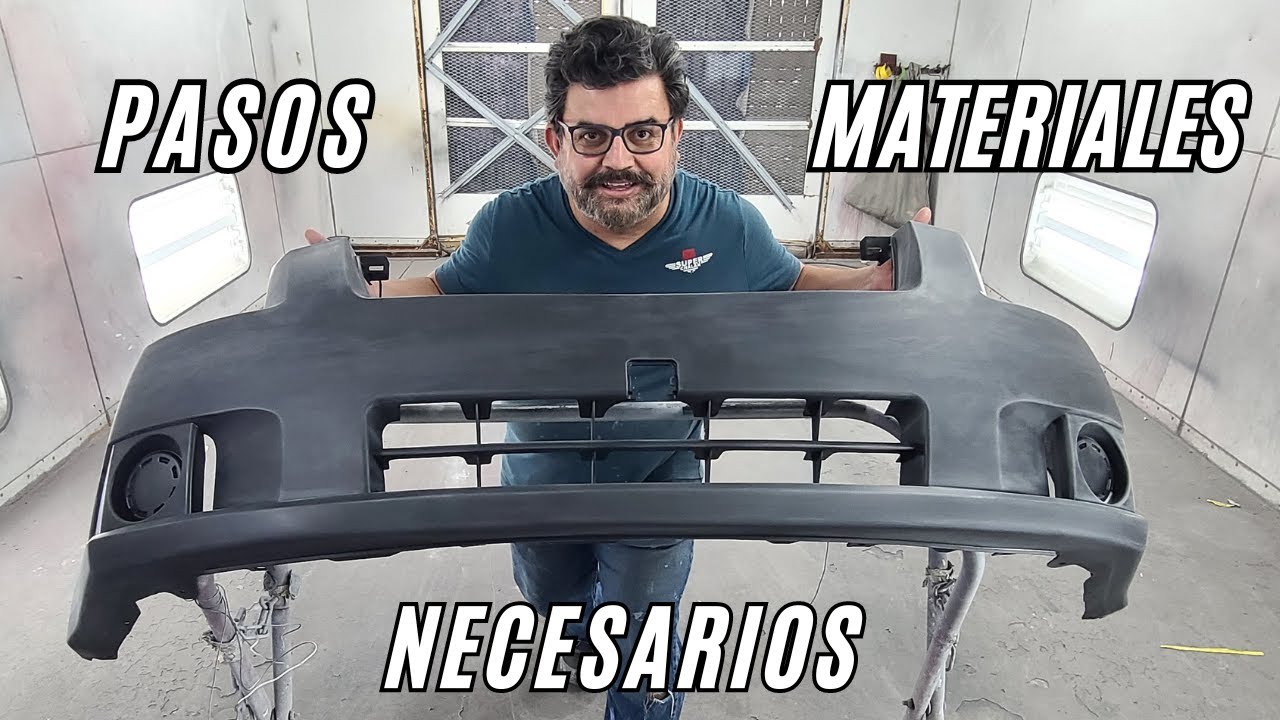 El Secreto Revelado: C&oacute;mo Pintar Parachoques de Pl&aacute;stico Como un Maestro de la Pintura.