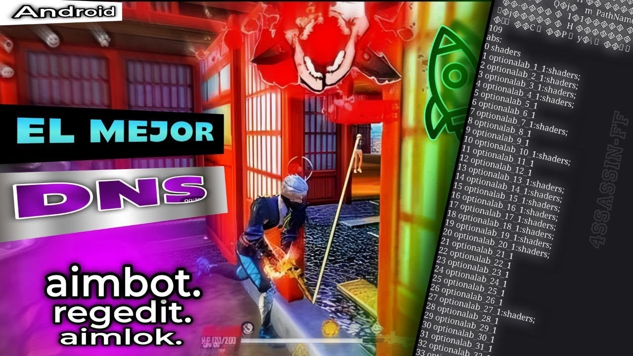 👾EL MEJOR DNS VIP 👹ANDROID AUTO APUNTADO ✅ REGEDIT!AIMBOT☠️