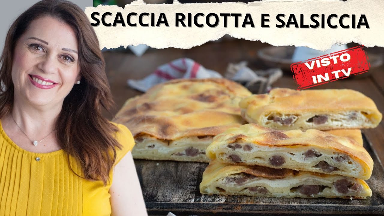 Scaccia Siciliana Autentica: Ricotta e Salsiccia Fatta in Casa