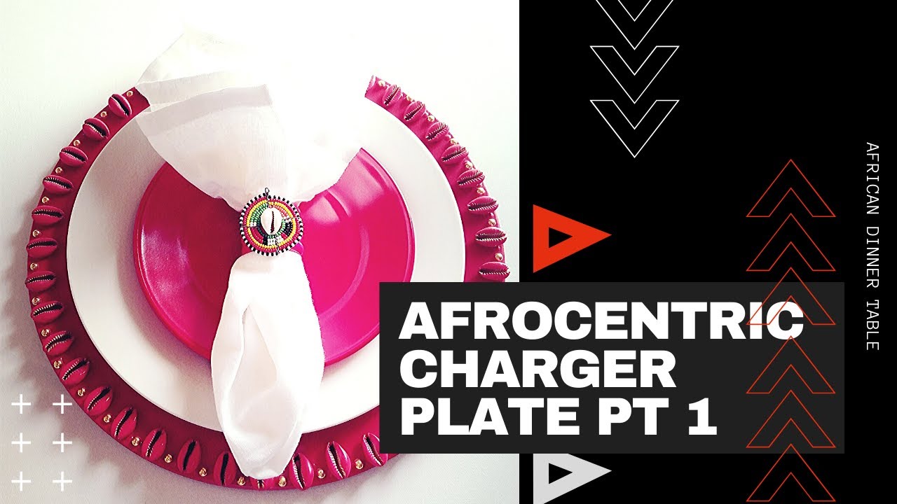 Afrocentric Charger Plate pt 1