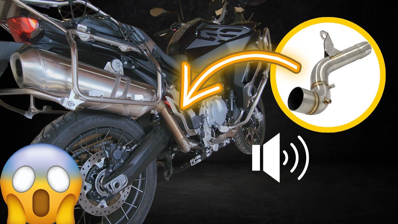 F850GS com LINK PIPE e COMPARAÇÃO com o ORIGINAL