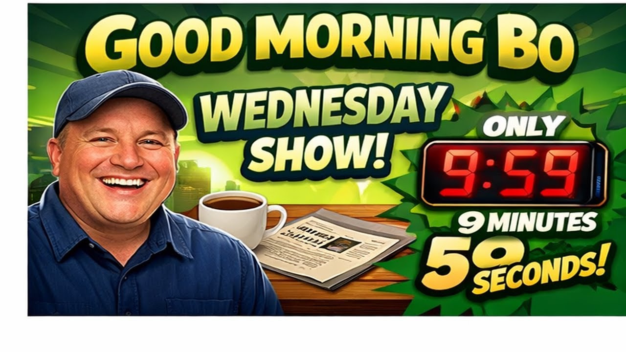 9 Minutes Wednesdays With Good Morning Bo!