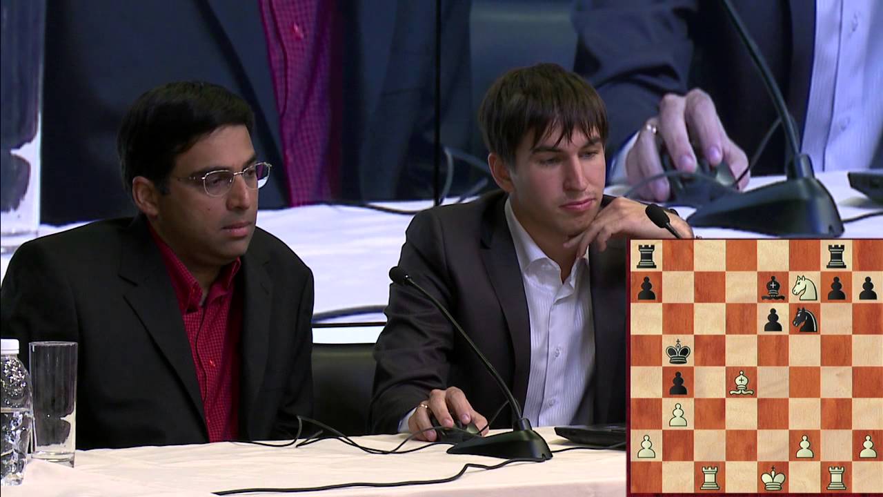 Round 2. Press-conference with Viswanathan Anand and Dmitry Andreikin